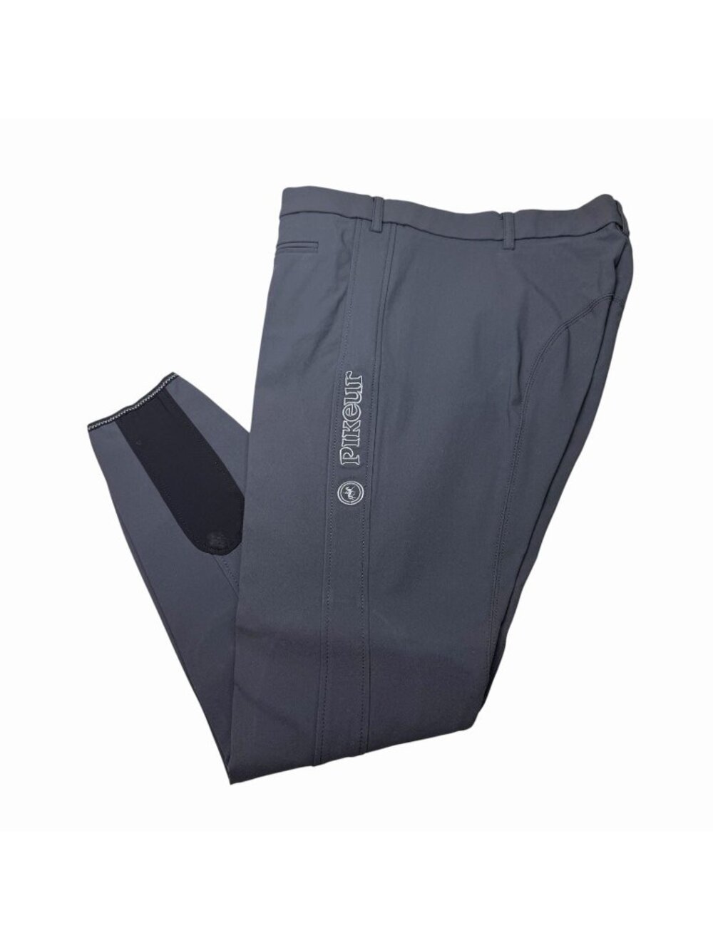 Pikeur Prisca Grip Knee Breeches Gray Equestrian Pants Women’s Size 34